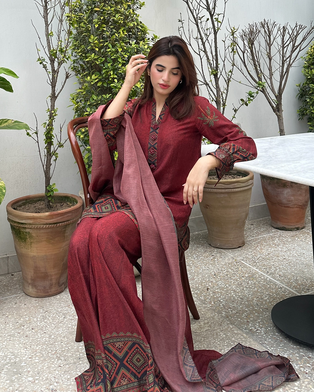 Burnt Maroon