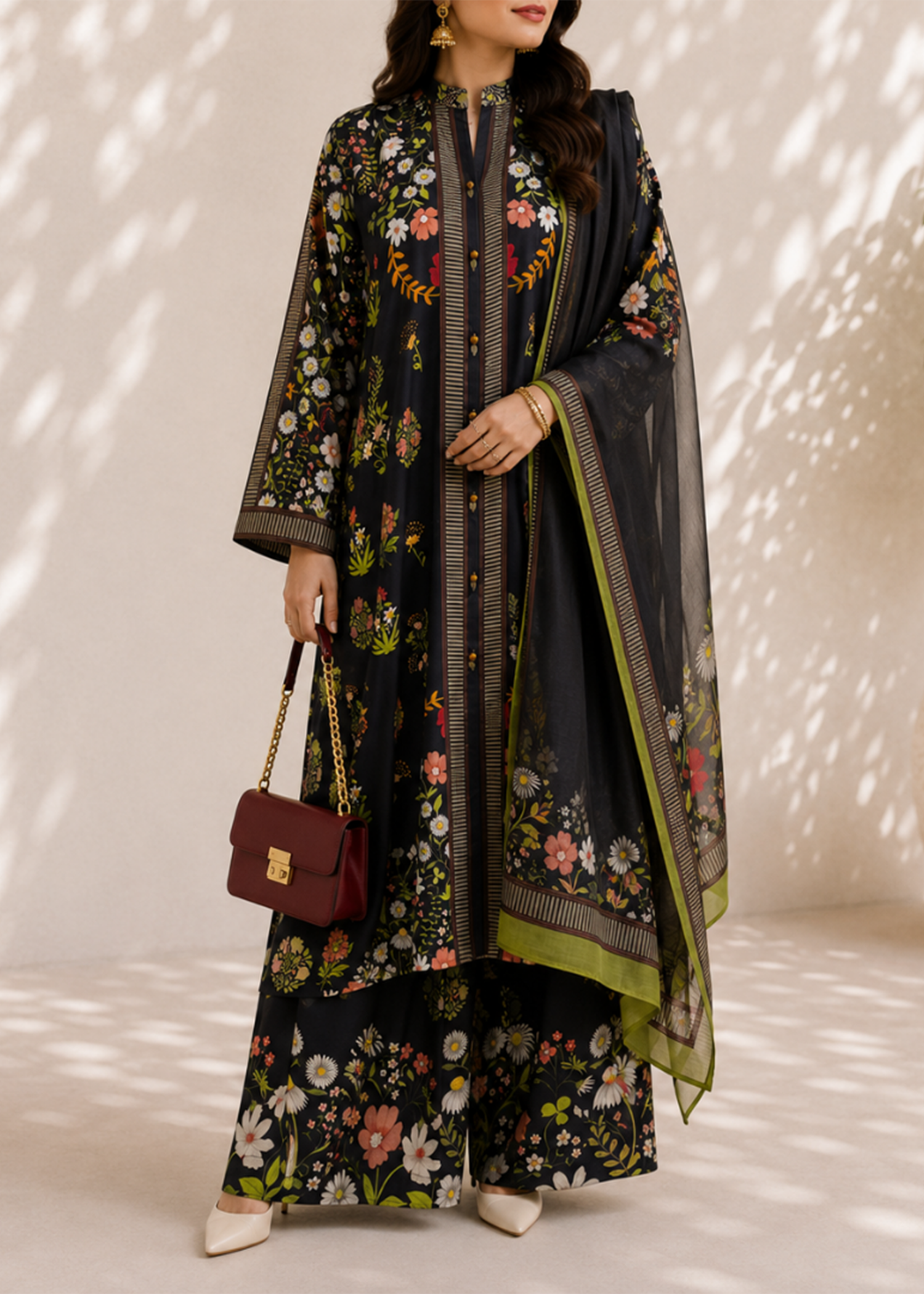 BLACK Dupatta